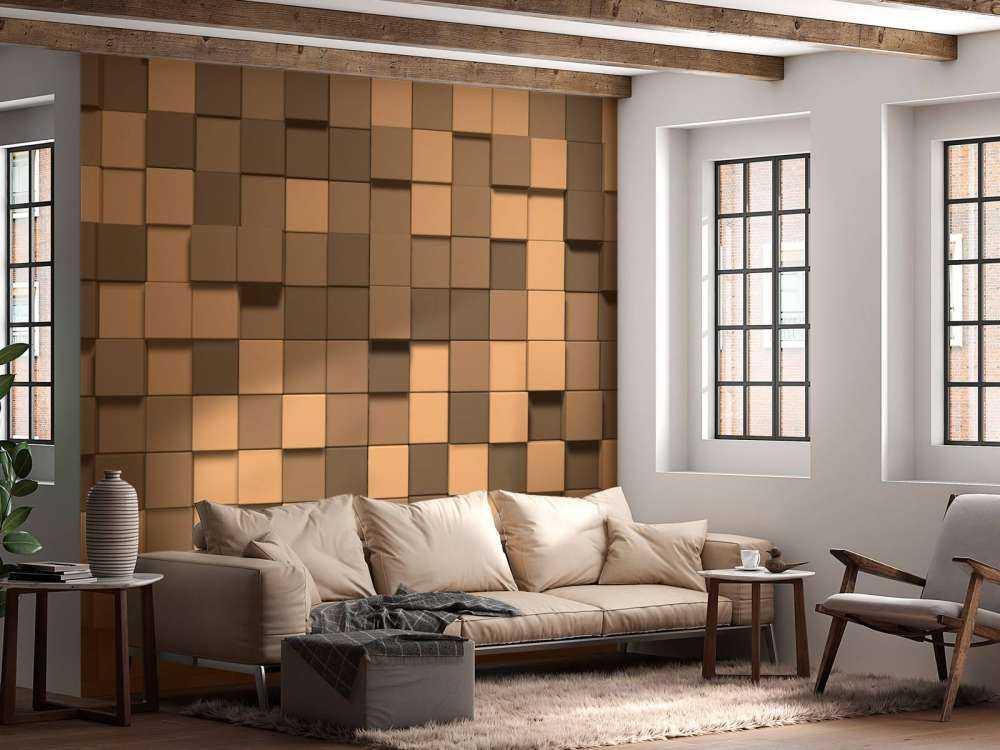 3D Minecraft-klossar av jorden