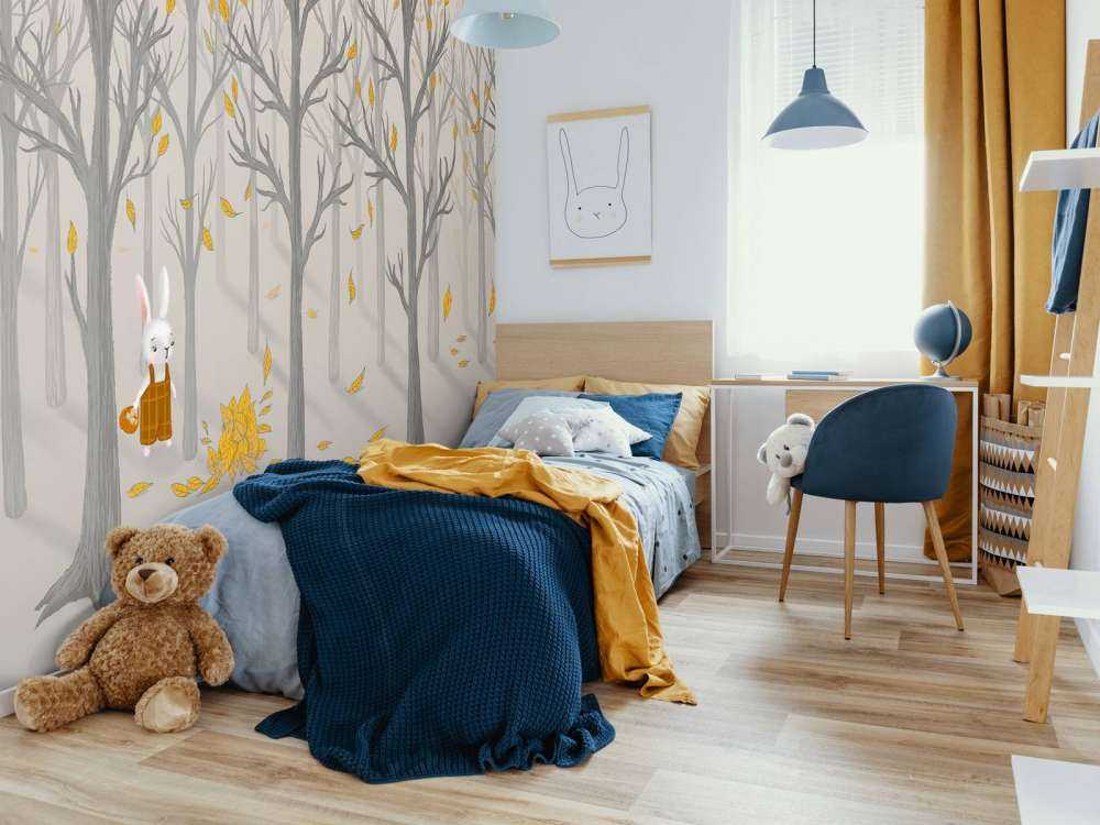 Skogens djur på hösten