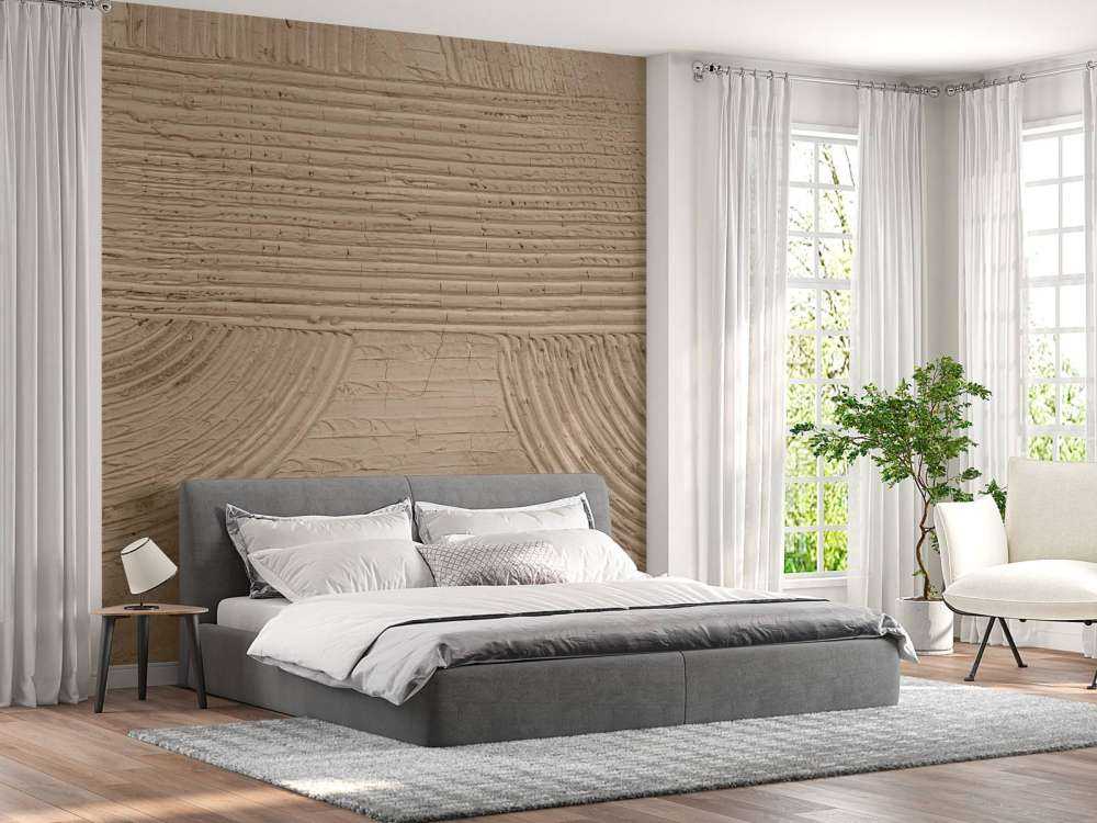 Linjer och strukturer i taupe