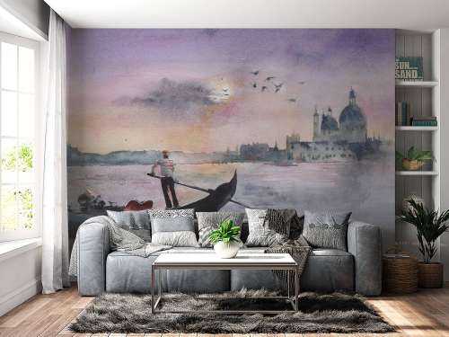 Venedig i akvarell