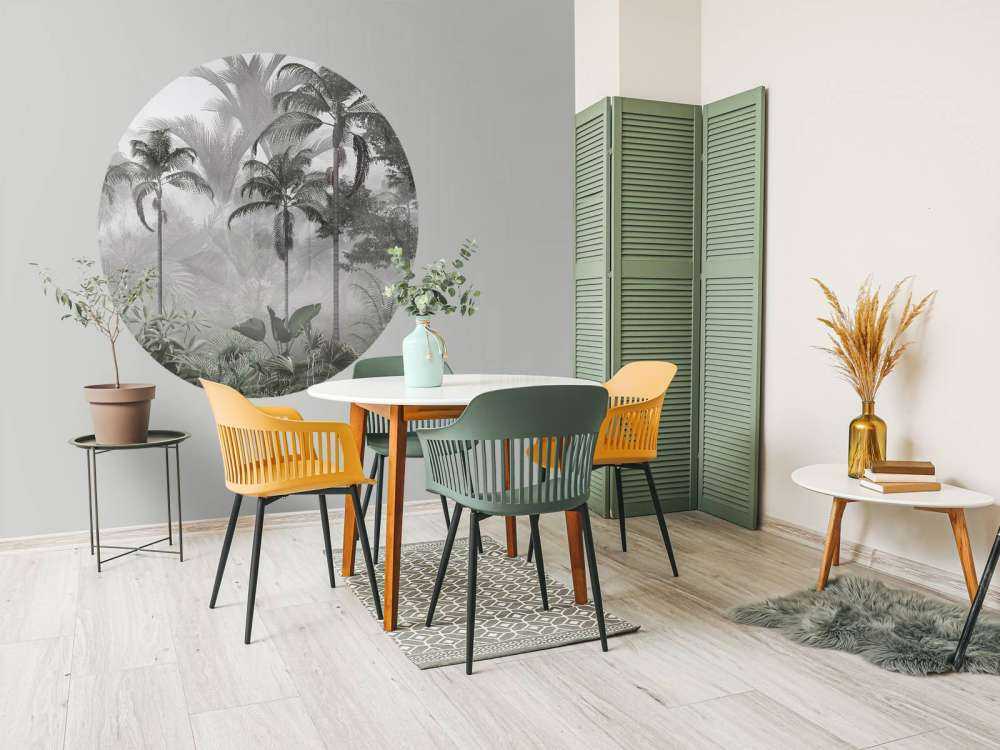 Livligt Grönt Urskog