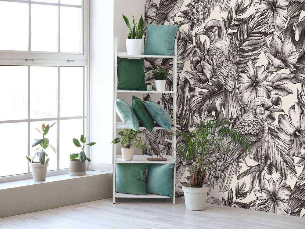 Floral Fågel Symfoni