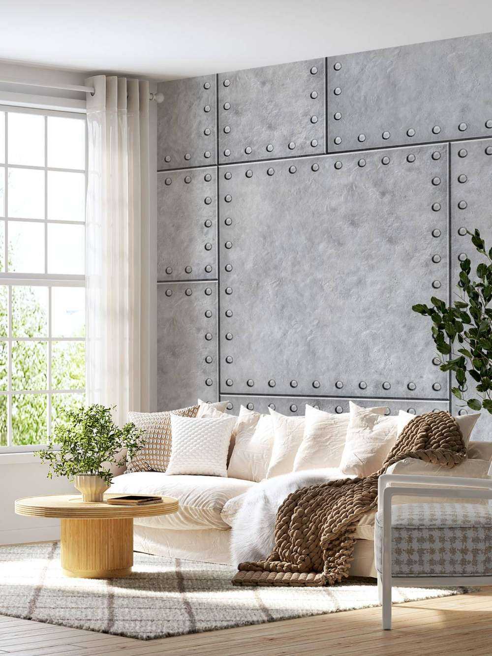 Pansrad metallplatta