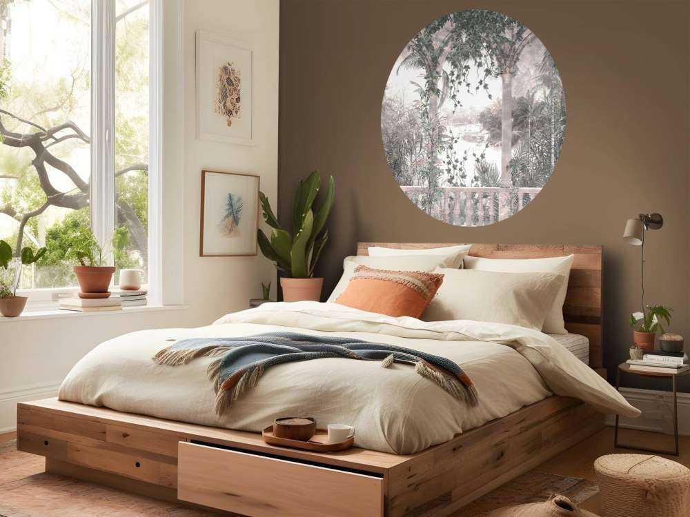 Tropiska träd och blad