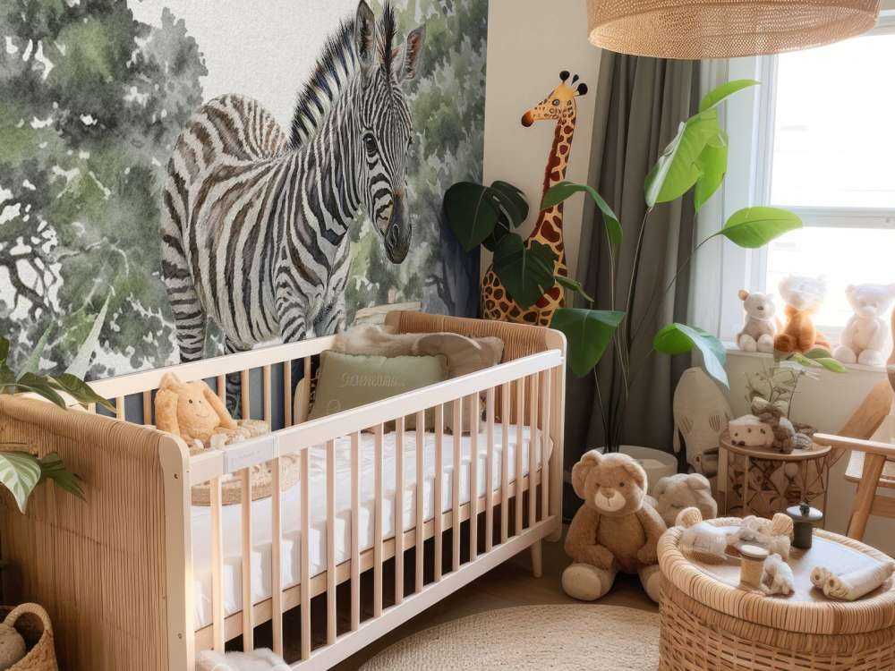Ung zebra i det vilda
