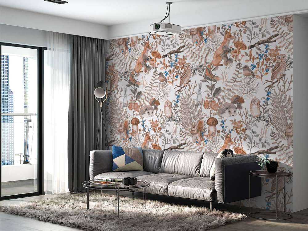 Skogens djur mönster