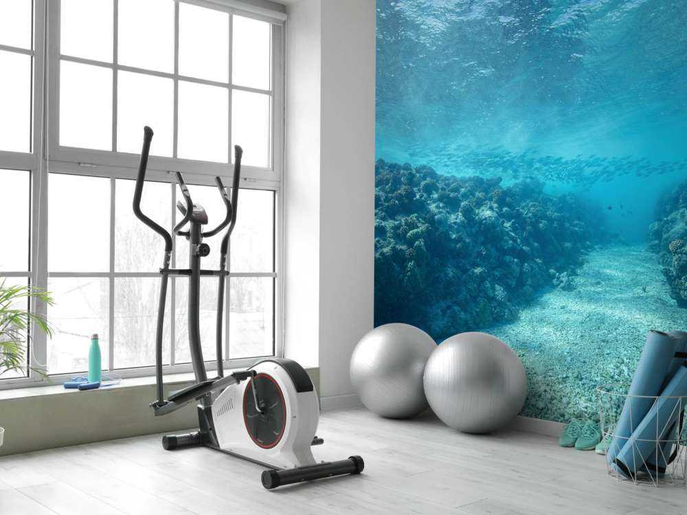 Undervattensvärld med koraller