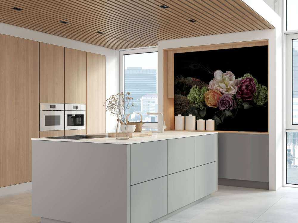 Påfågelfjäder blombukett