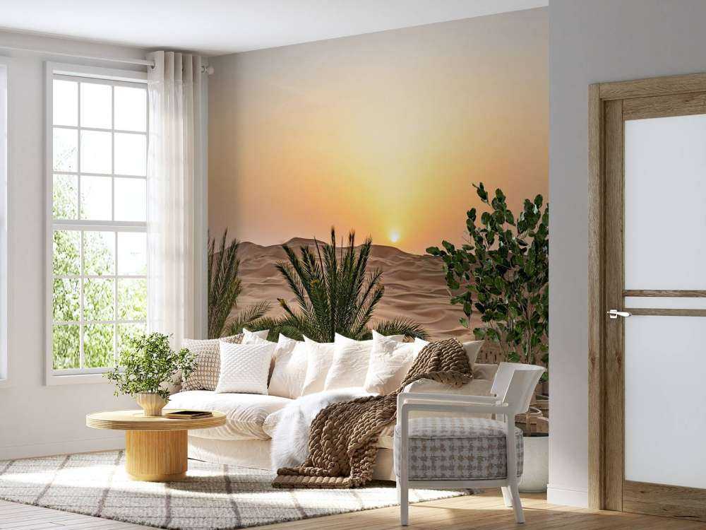 Abu Dhabi i solnedgången