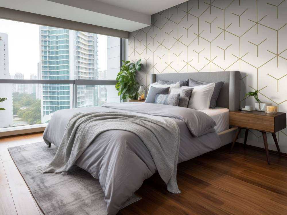 Geometriska sexhörningar, vita