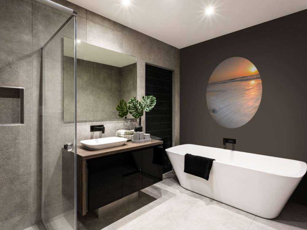 Solnedgång på stranden