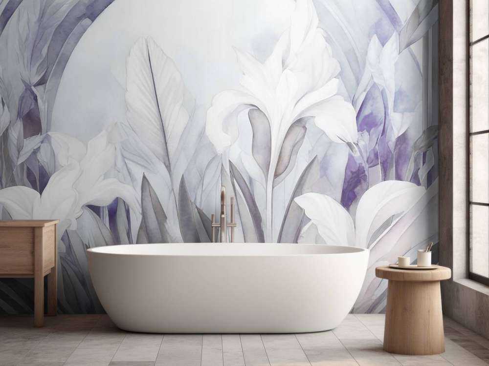 Iris ved solopgang lilla