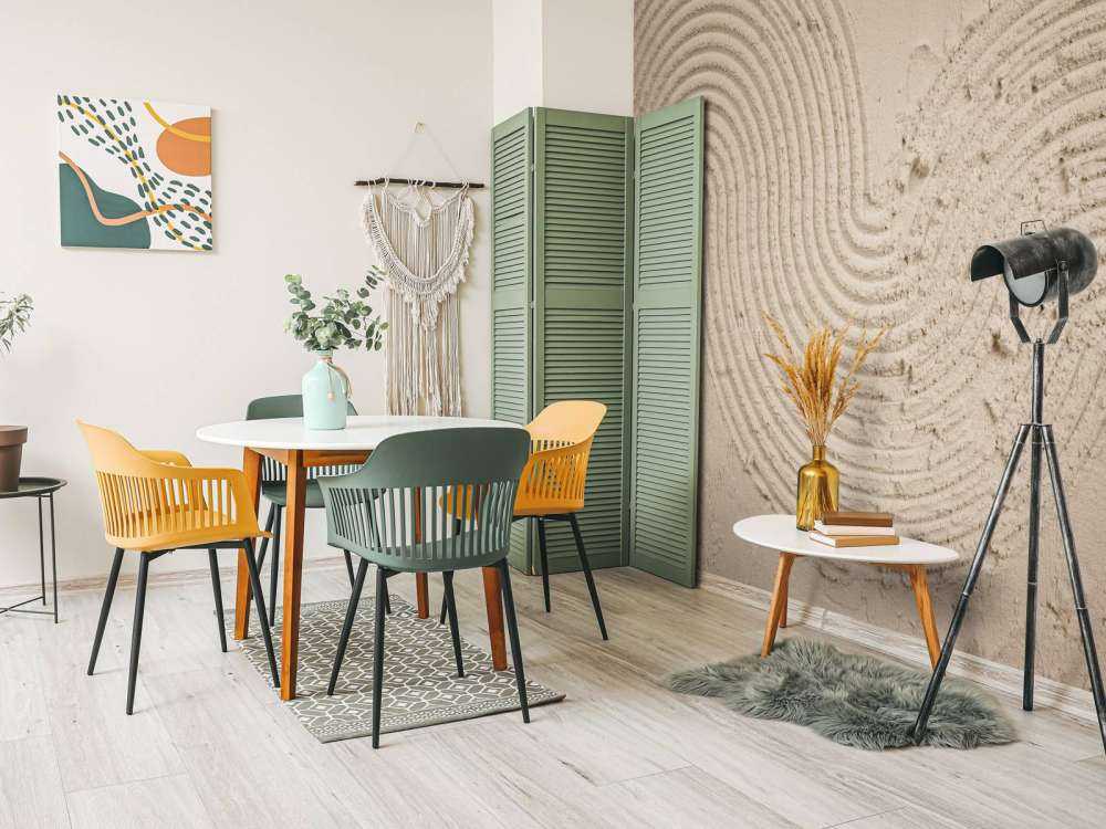 Kunst med tekstur i taupe