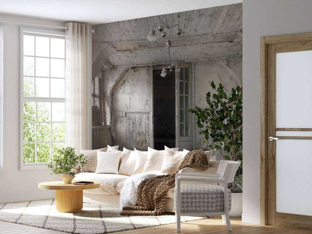 hedel rødt gelænder