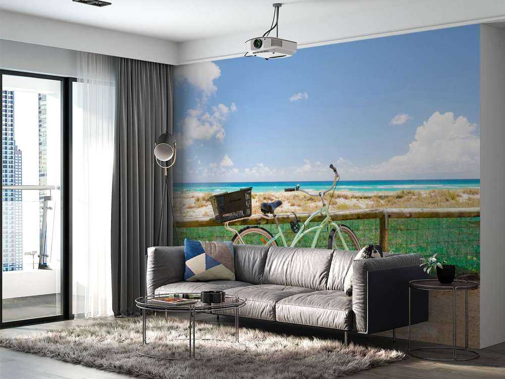 Cykel stranden