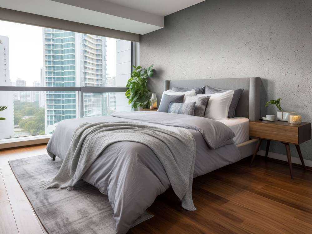 Betonstruktur med fine sten