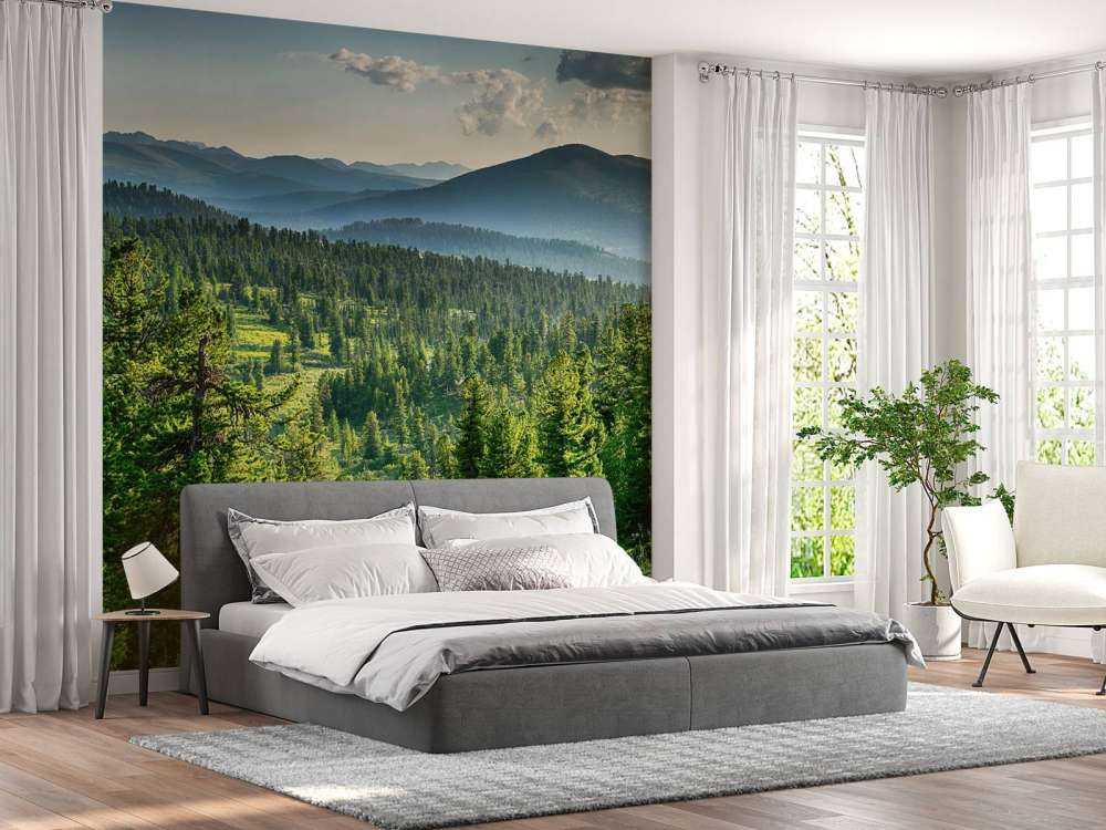 Solnedgang i Ergaki Nationalpark