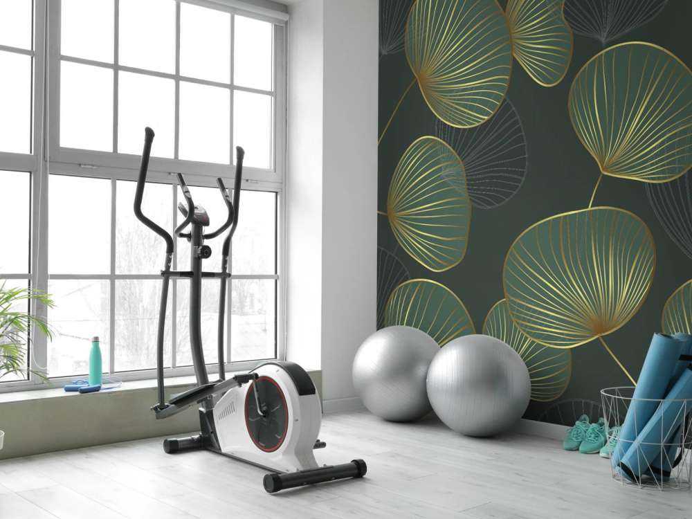 Dekorative blade med guld