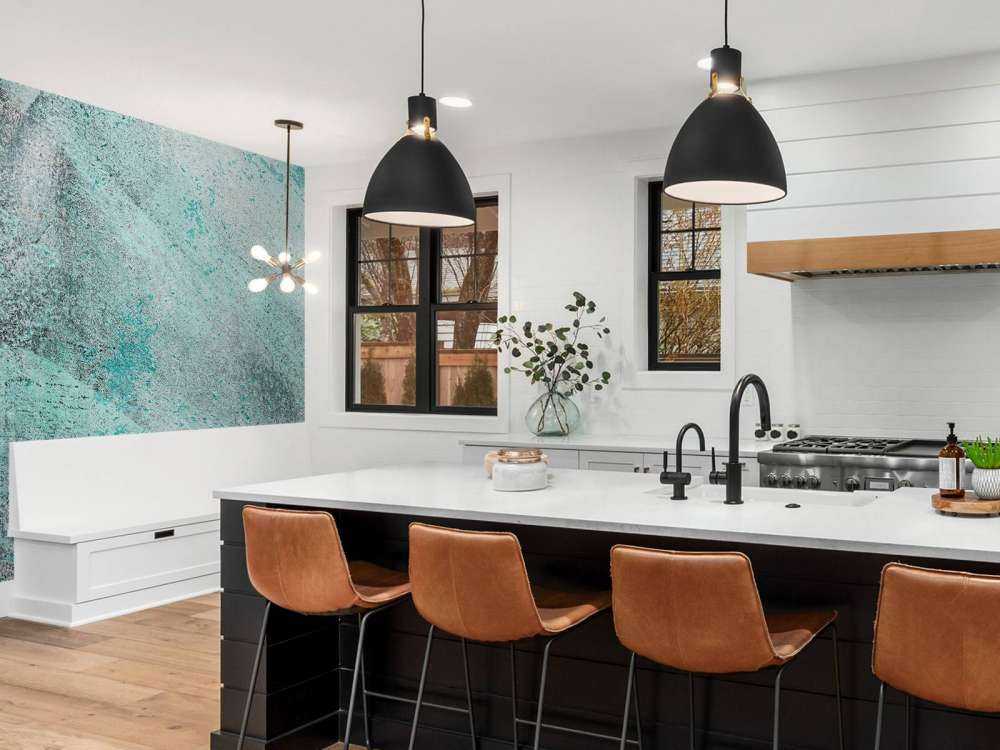 Grøn abstrakt kunst