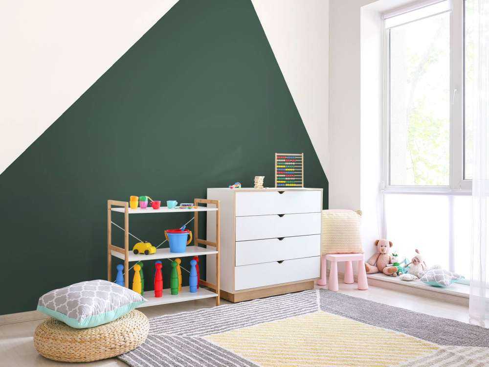 Trekant, mørkegrøn