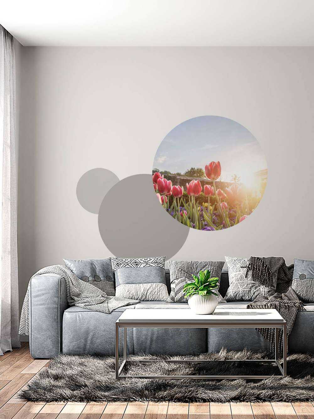Blomster med sollys