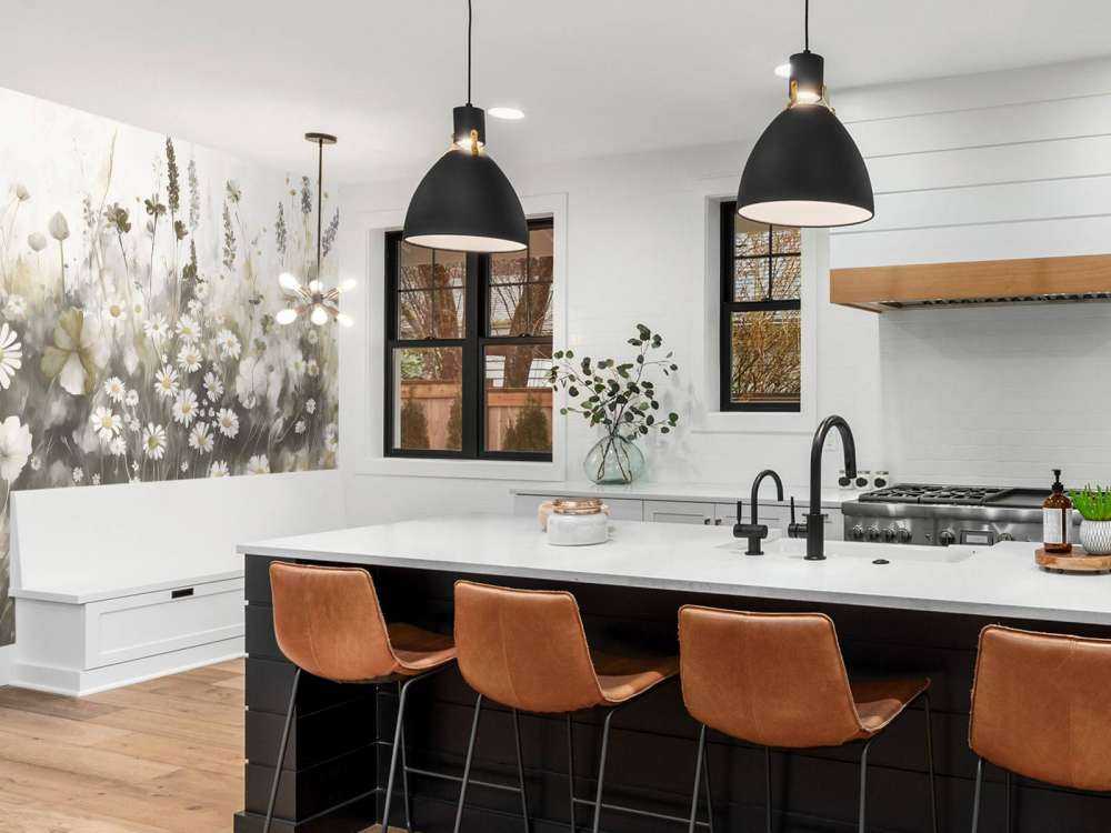 Frodig grønt av sommer varm taupe