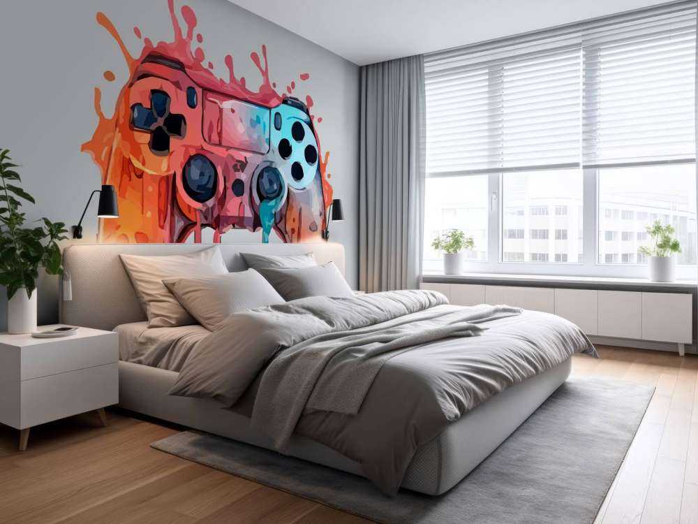 Akvarell Gamer Sprut