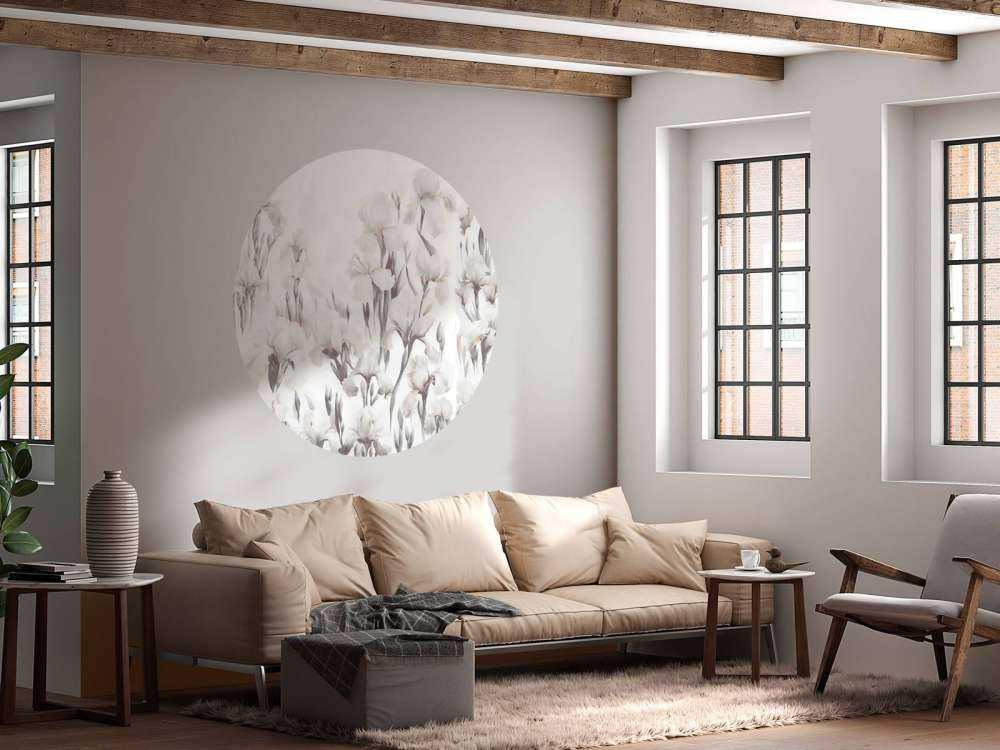 Irisene danser sømløst dempet beige