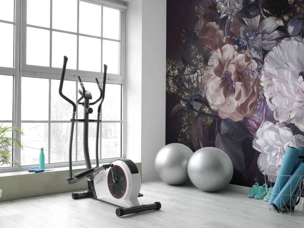 Bukett med lilla krem