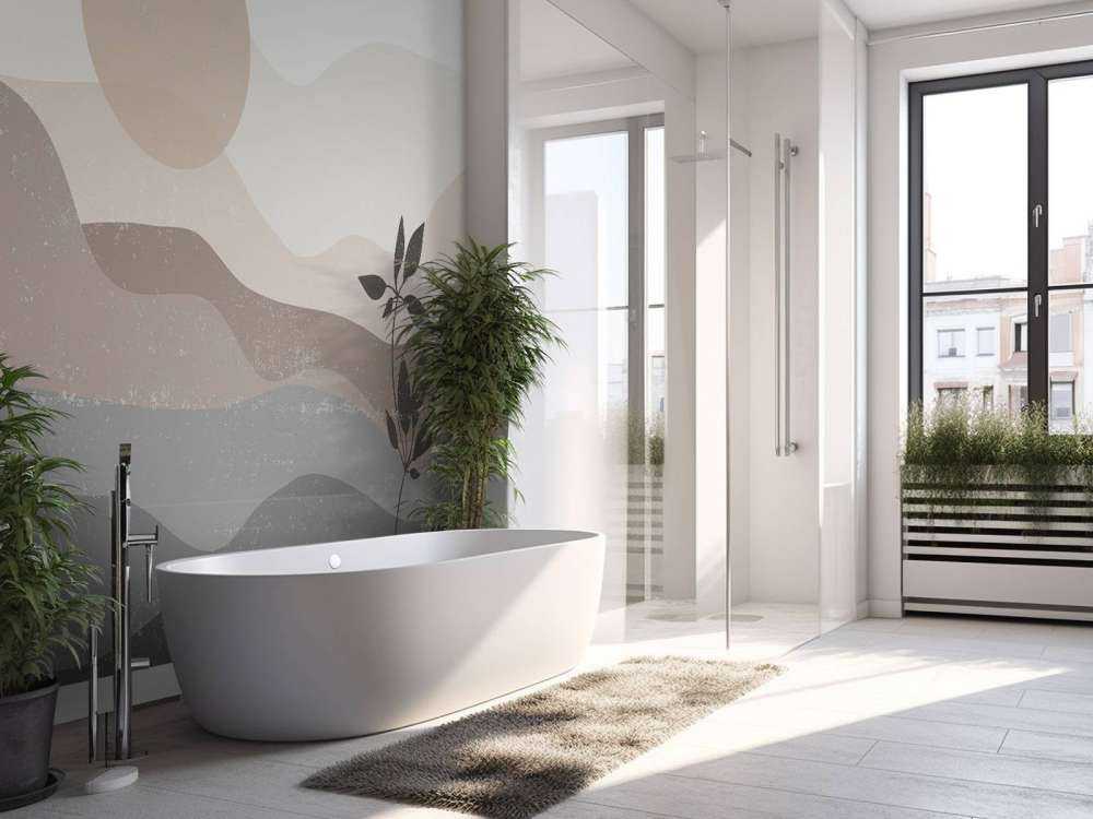 Midt århundre solnedgang