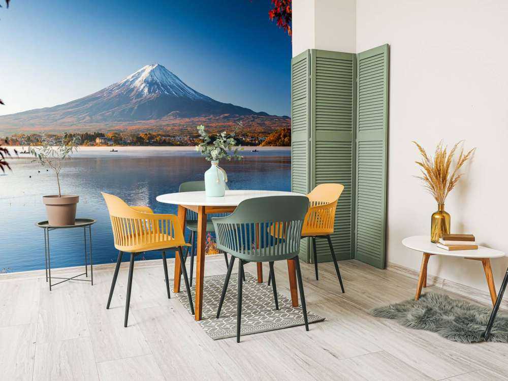 Fuji-fjellet om ettermiddagen