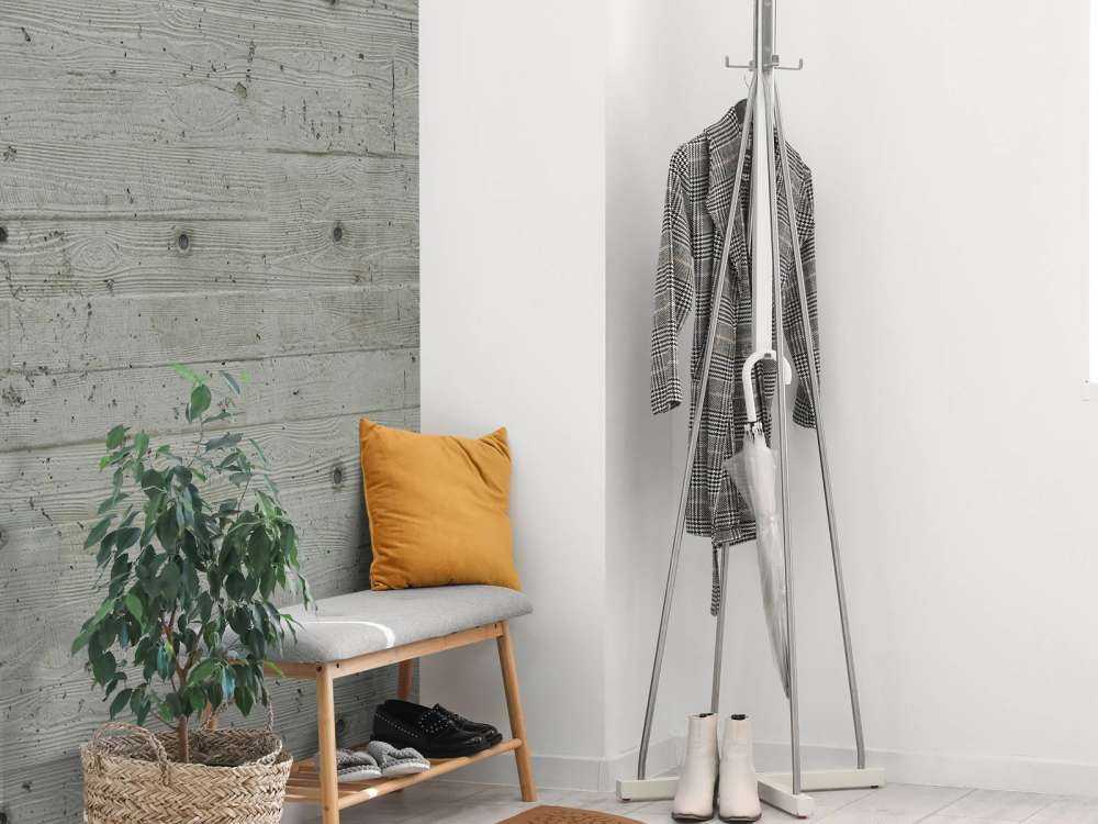 Betong med treutseende