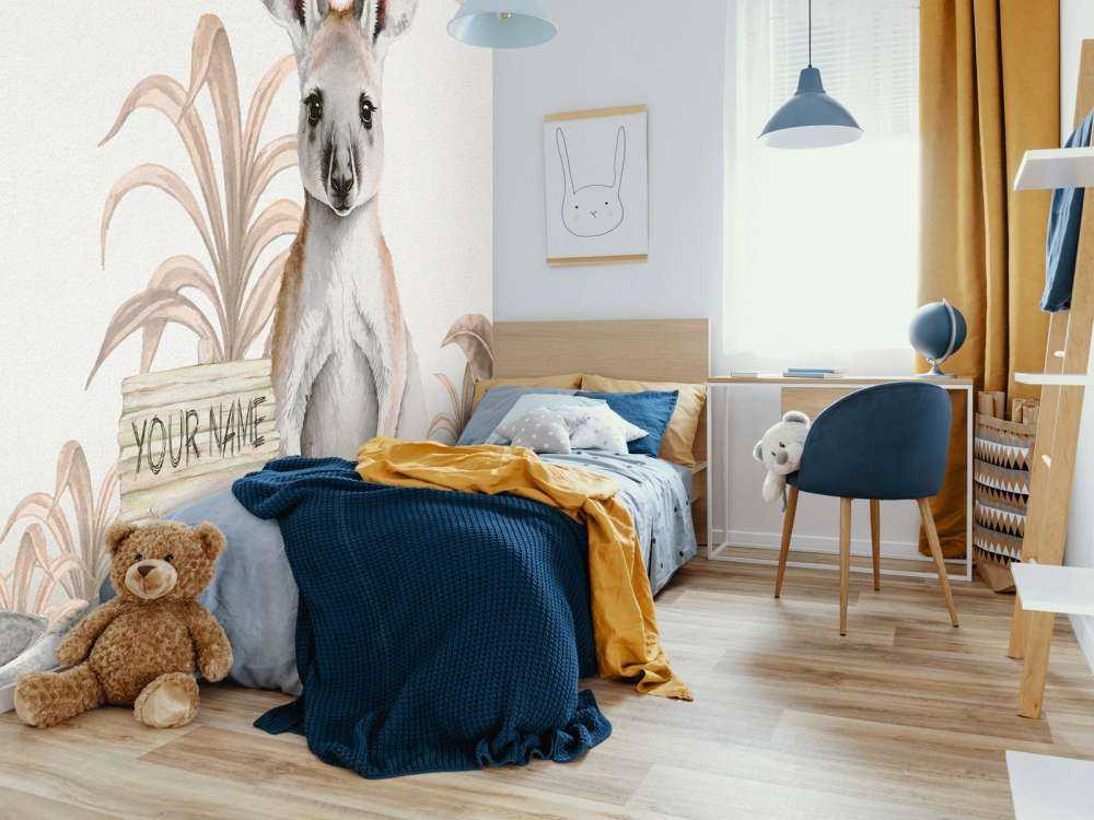 Kenguruunge i jungelen taupe