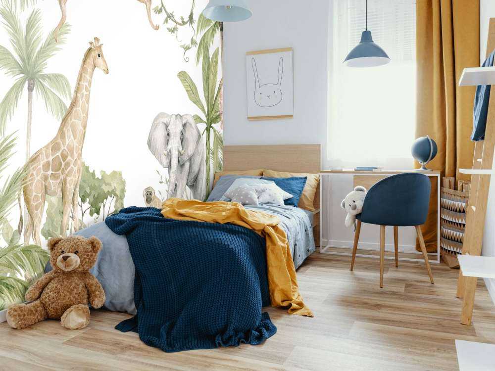 Afrikanske dyr i jungelen