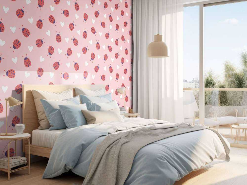 Marihøner med hjerter