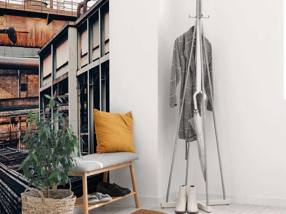 Skinner på gammel fabrikk