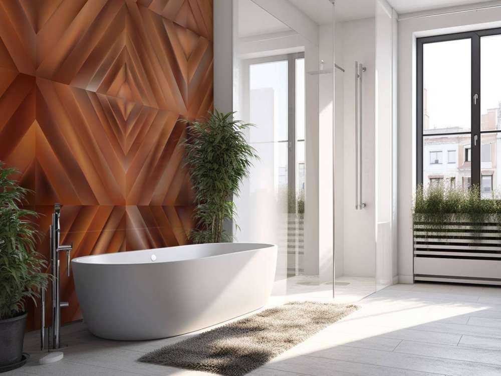 Abstrakt kobberbakgrunn