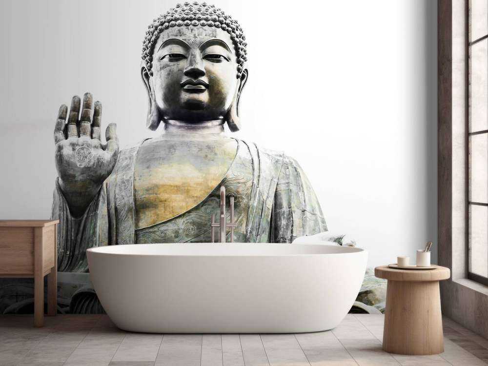 Buddha staty i Hong Kong