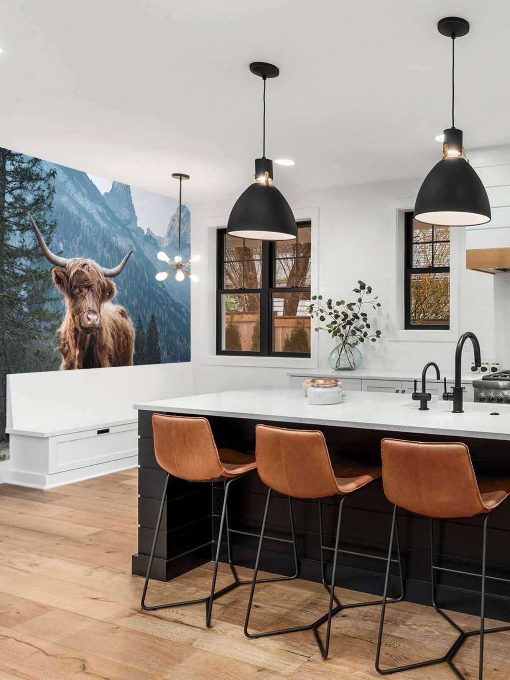 Skotsk hoglandare bloch träden