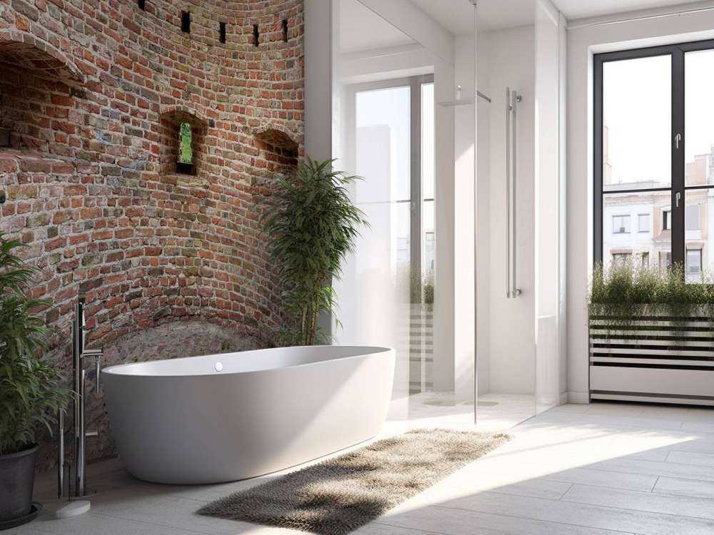 Böjd stadsmur