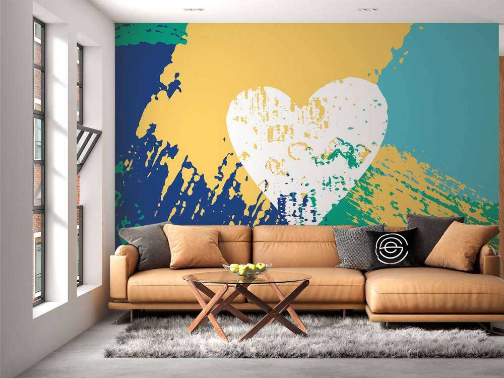 Abstrakta ytor i färg