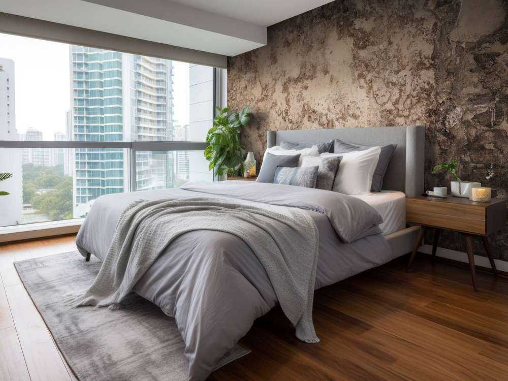 Betong med stuckatur