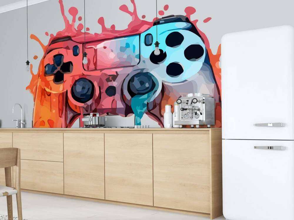 Vattenfärg Spelare Splash