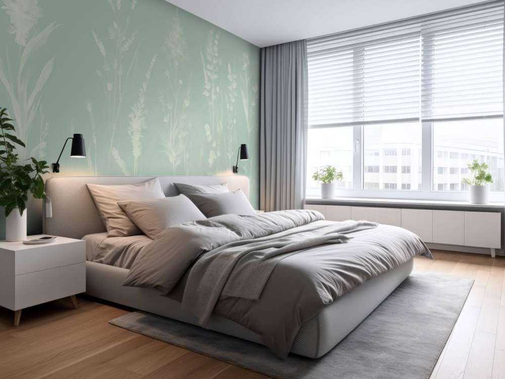 Lavendel Glänta Sömlös Mintgrön