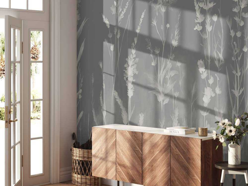 Lavendel Glänta Sömlös Silvergrå