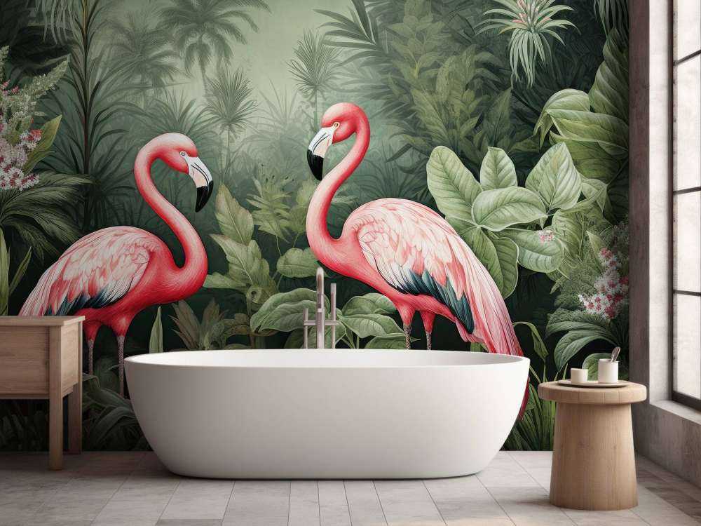 Flamingos Blommiga Oas