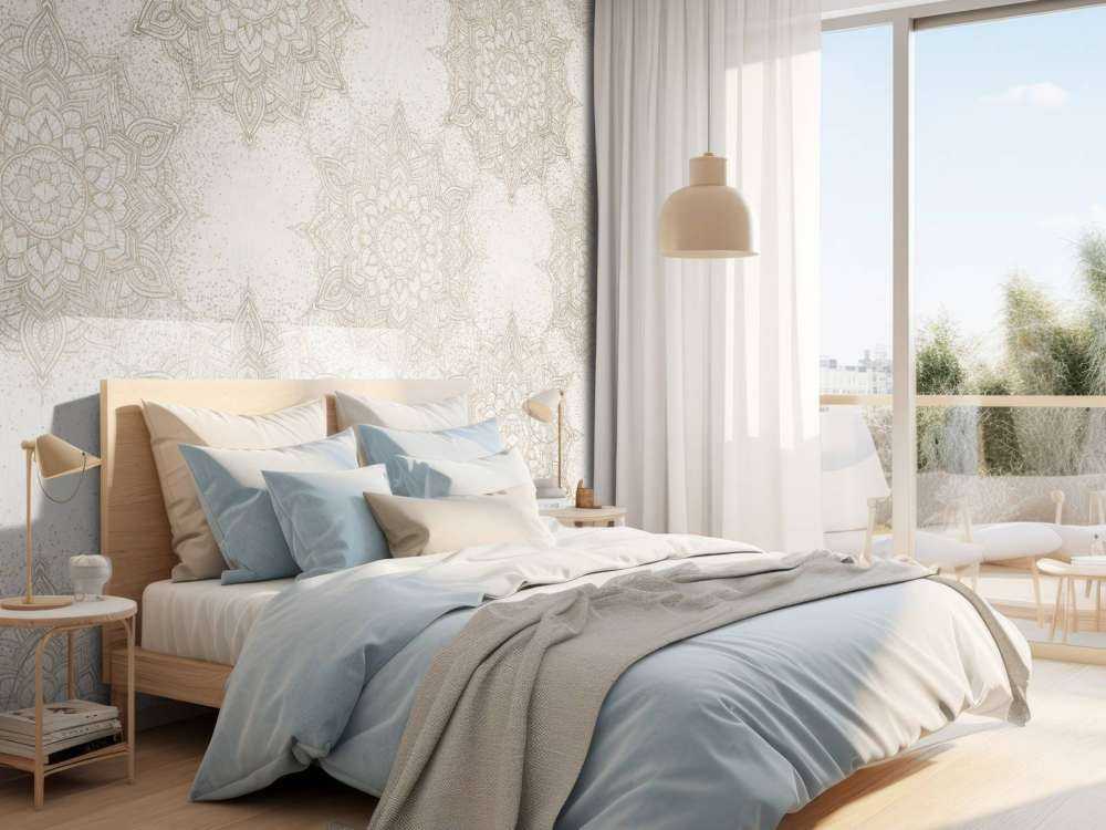 Magisk mandala från Marrakesh - beige