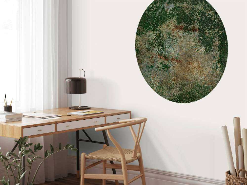 Gammal grön metalltextur
