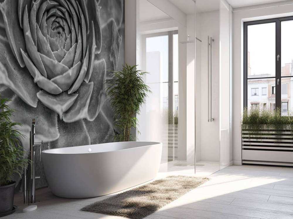 Närbild av saftiga växter