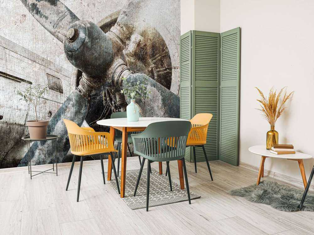 Vintage flyvemaskine motor